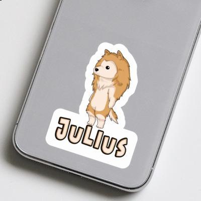 Sticker Julius Collie Notebook Image