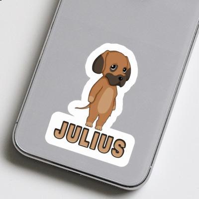 Julius Sticker German Mastiff Notebook Image