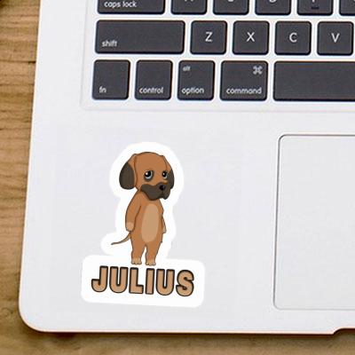 Julius Sticker German Mastiff Image