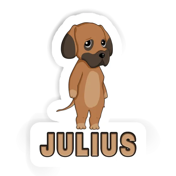 Julius Sticker German Mastiff Laptop Image