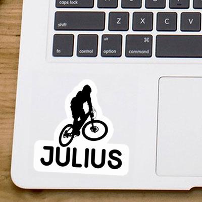 Julius Autocollant Downhiller Laptop Image