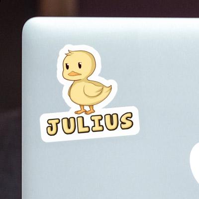 Duck Sticker Julius Notebook Image