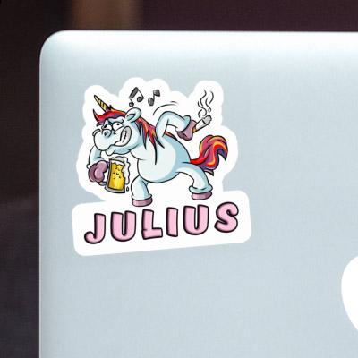 Sticker Unicorn Julius Notebook Image