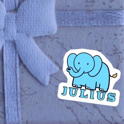 Sticker Julius Elephant Gift package Image