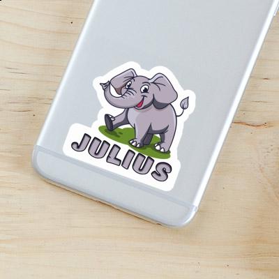 Sticker Elephant Julius Notebook Image