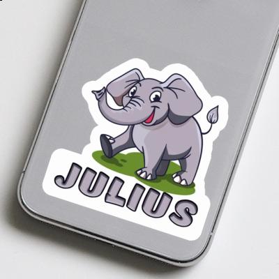 Sticker Elephant Julius Laptop Image