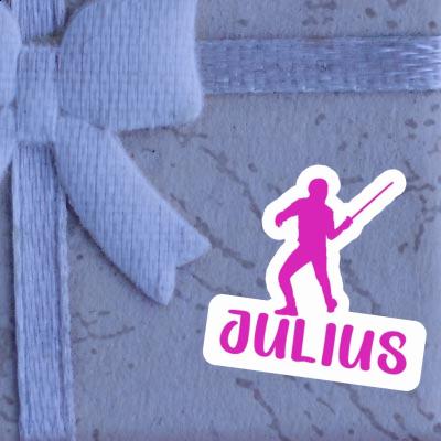 Sticker Fencer Julius Notebook Image