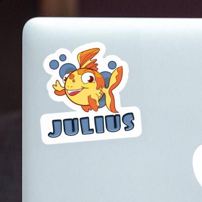 Fish Sticker Julius Notebook Image