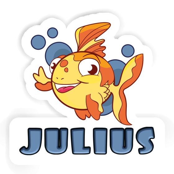 Fish Sticker Julius Laptop Image