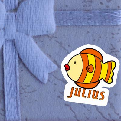 Fish Sticker Julius Laptop Image