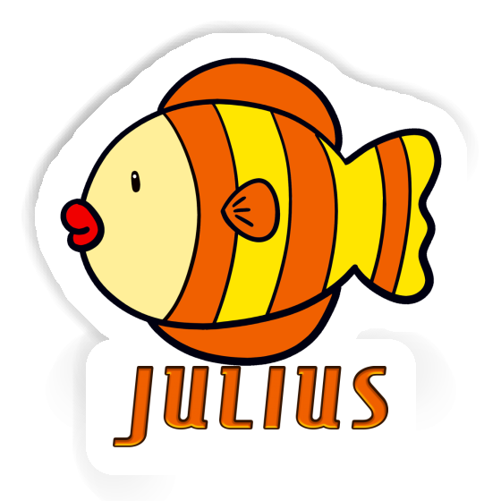 Fish Sticker Julius Notebook Image