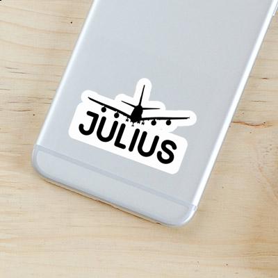 Sticker Julius Airplane Image