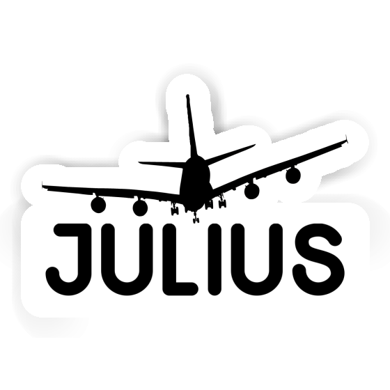 Sticker Julius Airplane Image