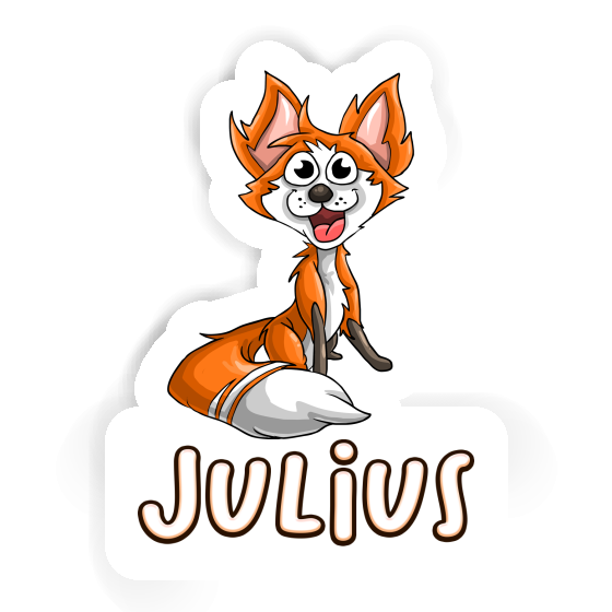 Renard Autocollant Julius Image