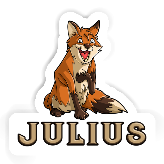 Fox Sticker Julius Notebook Image