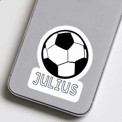 Julius Autocollant Ballon de foot Laptop Image