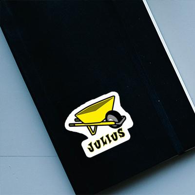 Sticker Julius Wheelbarrow Notebook Image