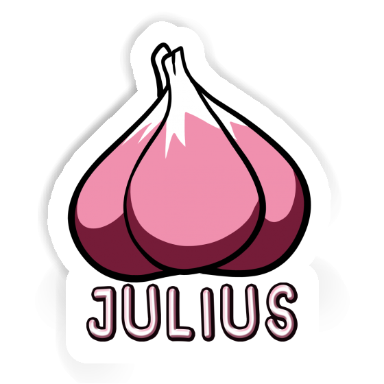 Sticker Julius Garlic clove Gift package Image