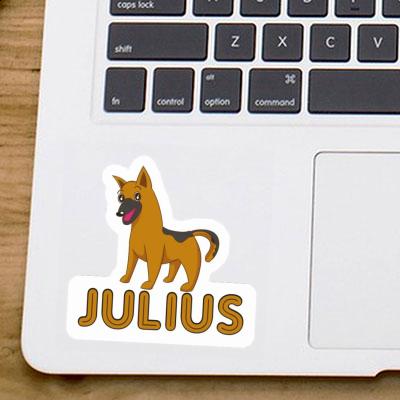 Julius Sticker Schäferhund Laptop Image