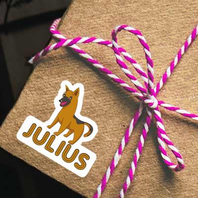 Sticker German Shepherd Julius Laptop Image