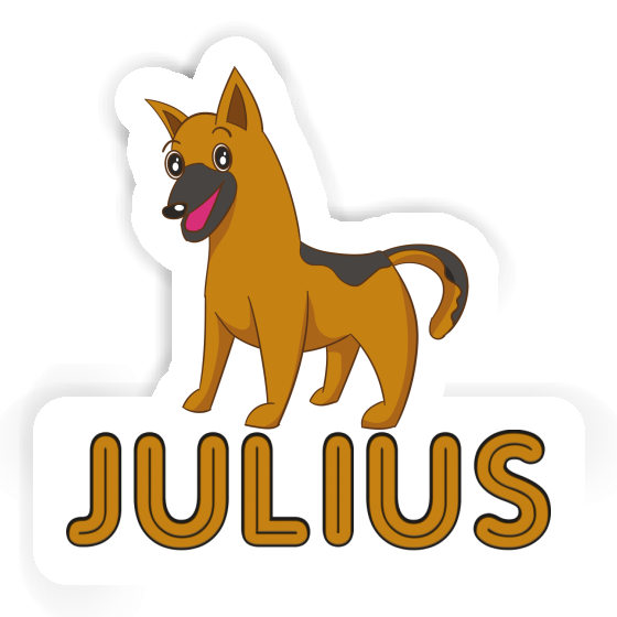 Autocollant Chien de berger Julius Gift package Image