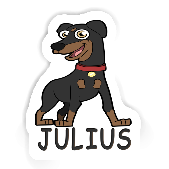 Julius Sticker German Pinscher Notebook Image