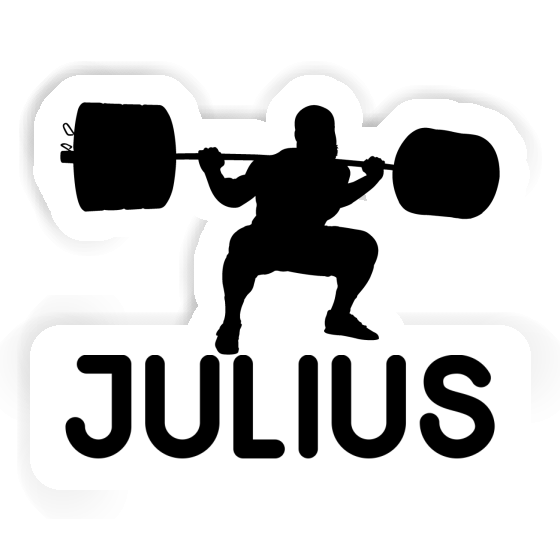 Weightlifter Sticker Julius Notebook Image