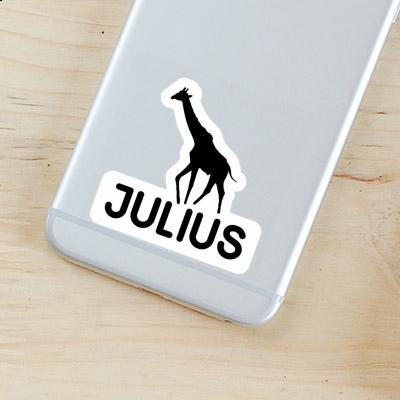 Julius Sticker Giraffe Notebook Image