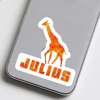 Sticker Julius Giraffe Notebook Image