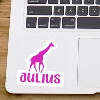 Giraffe Sticker Julius Notebook Image