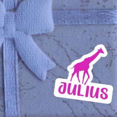 Giraffe Sticker Julius Notebook Image