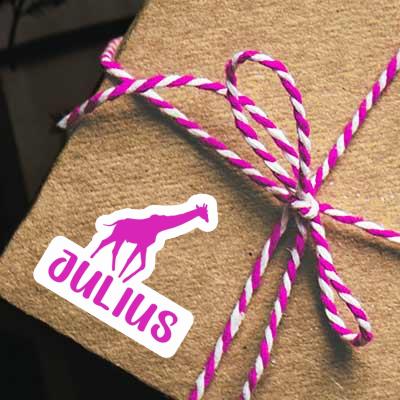 Julius Autocollant Girafe Gift package Image