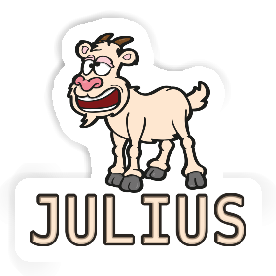 Sticker Julius Ziege Notebook Image