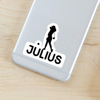 Julius Sticker Golfer Notebook Image