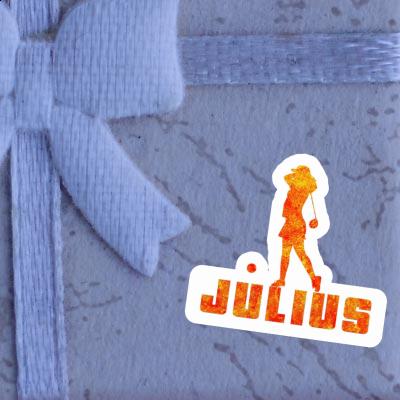 Autocollant Golfeuse Julius Notebook Image