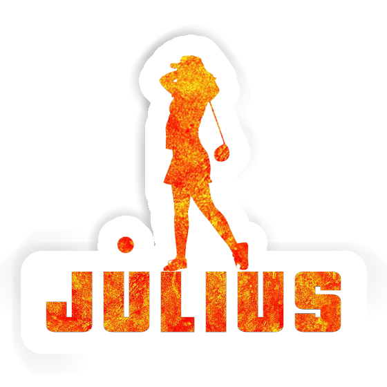 Autocollant Golfeuse Julius Gift package Image