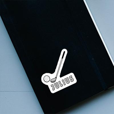 Julius Sticker Golf Club Notebook Image