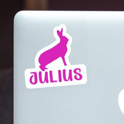 Sticker Rabbit Julius Notebook Image