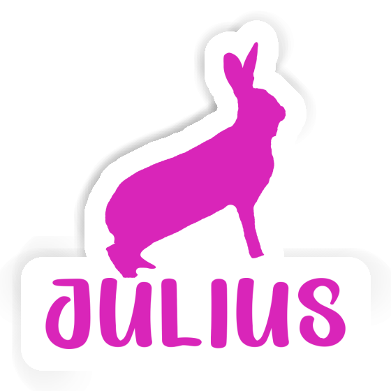 Sticker Rabbit Julius Laptop Image