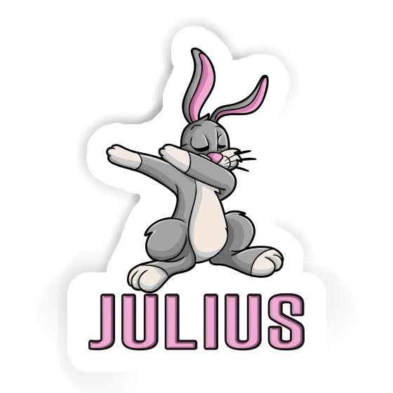 Sticker Hase Julius Laptop Image