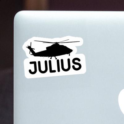 Sticker Julius Helicopter Gift package Image