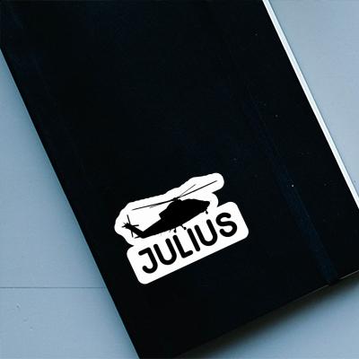 Julius Sticker Helikopter Notebook Image