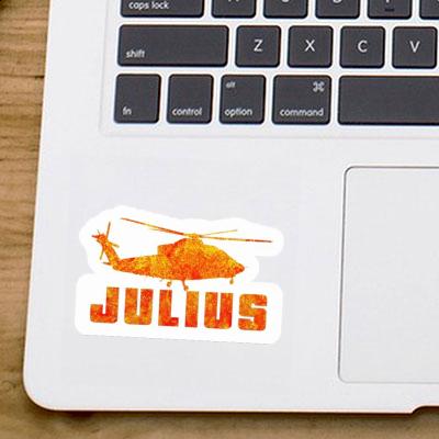 Helicopter Sticker Julius Laptop Image