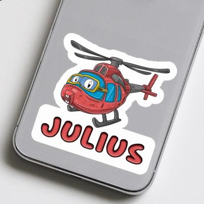 Sticker Julius Hubschrauber Gift package Image