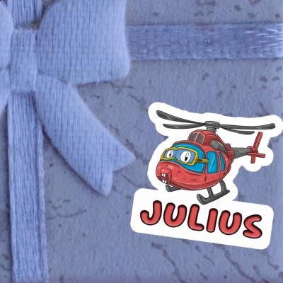 Helicopter Sticker Julius Notebook Image