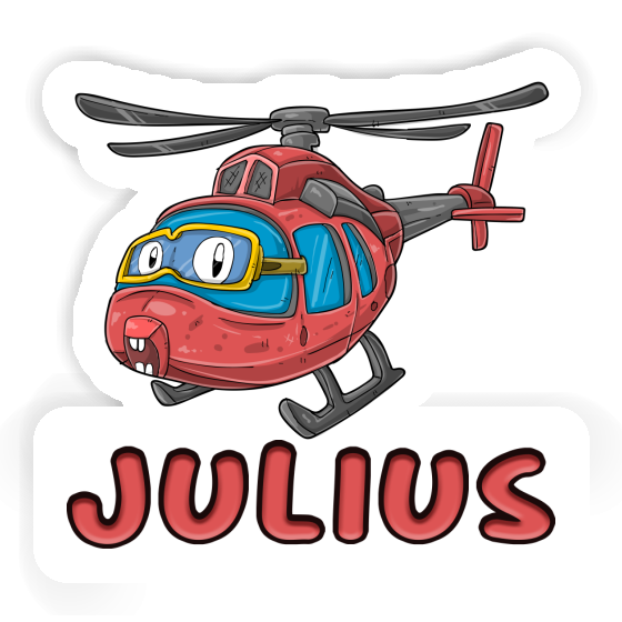 Autocollant Julius Hélicoptère Image