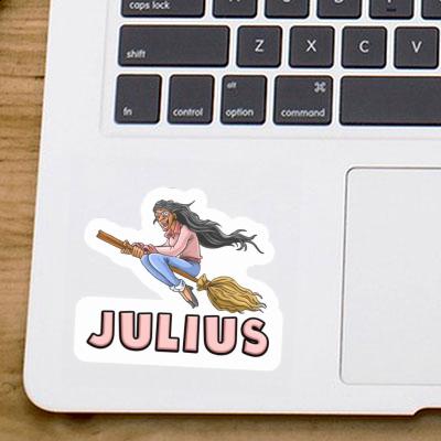 Sticker Hexe Julius Laptop Image