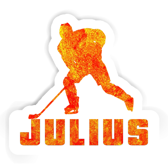 Hockey Player Sticker Julius Image