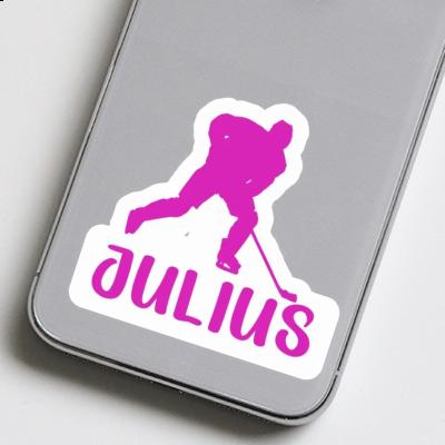 Julius Sticker Hockey Player Laptop Image