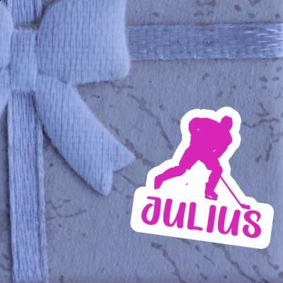 Autocollant Joueuse de hockey Julius Laptop Image